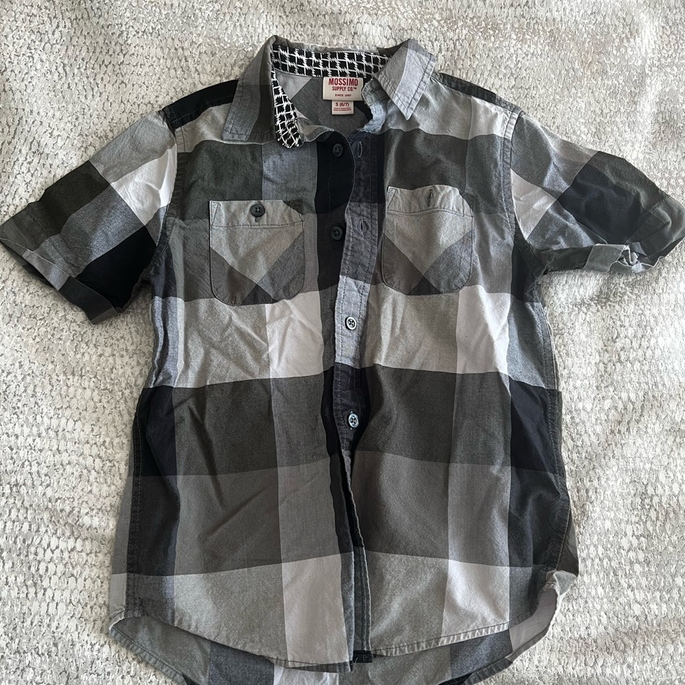 Boys small button up shirt